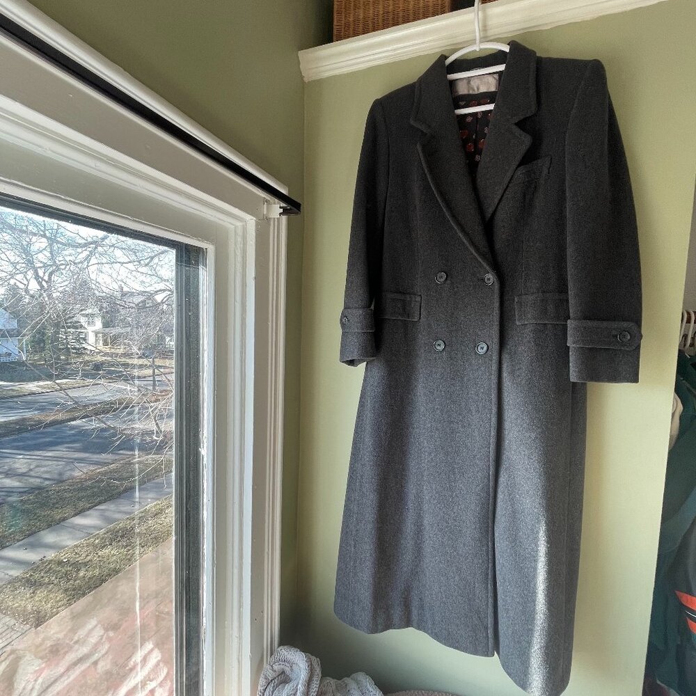 Evan Picone Vintage 100% Wool Coat